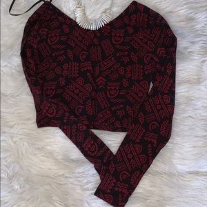 Aztec Crop Top